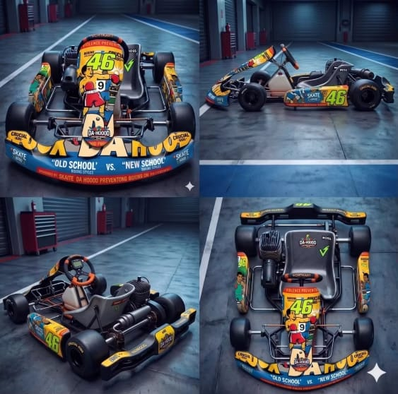 DA HOOD Custom Racing Kart