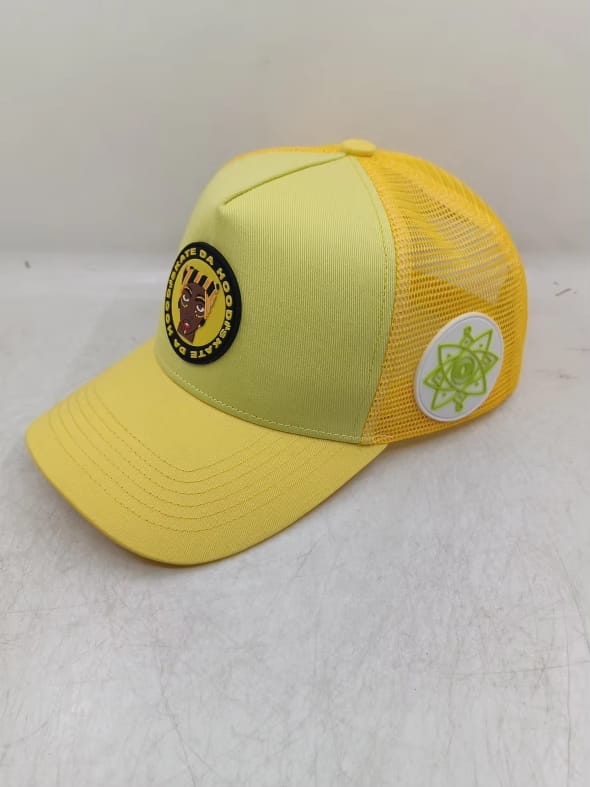 Lime Yellow Street Trucker Cap