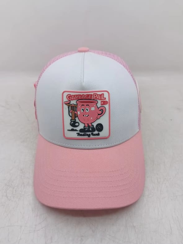 Pink Graphic Trucker Cap